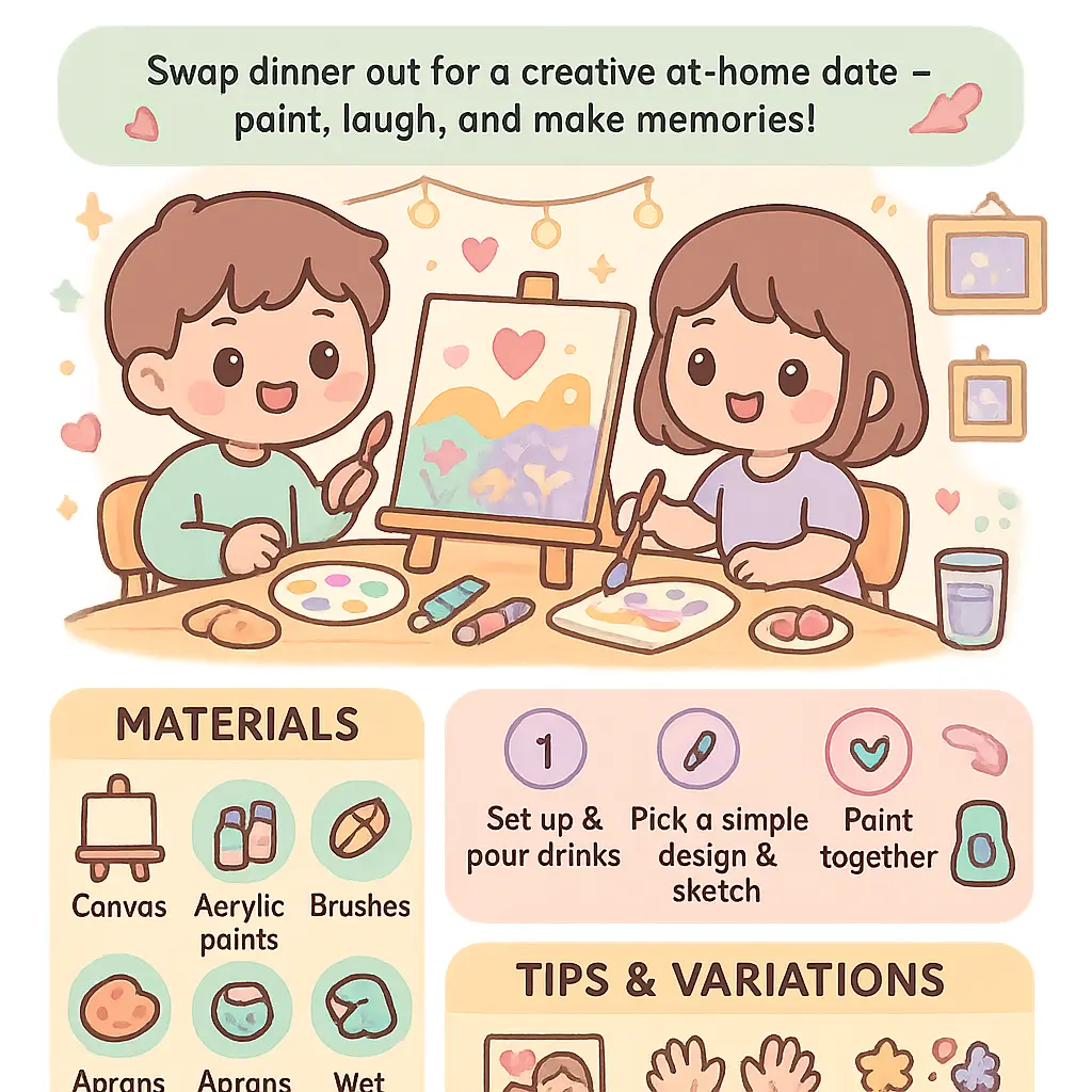 craft date ideas - Painting