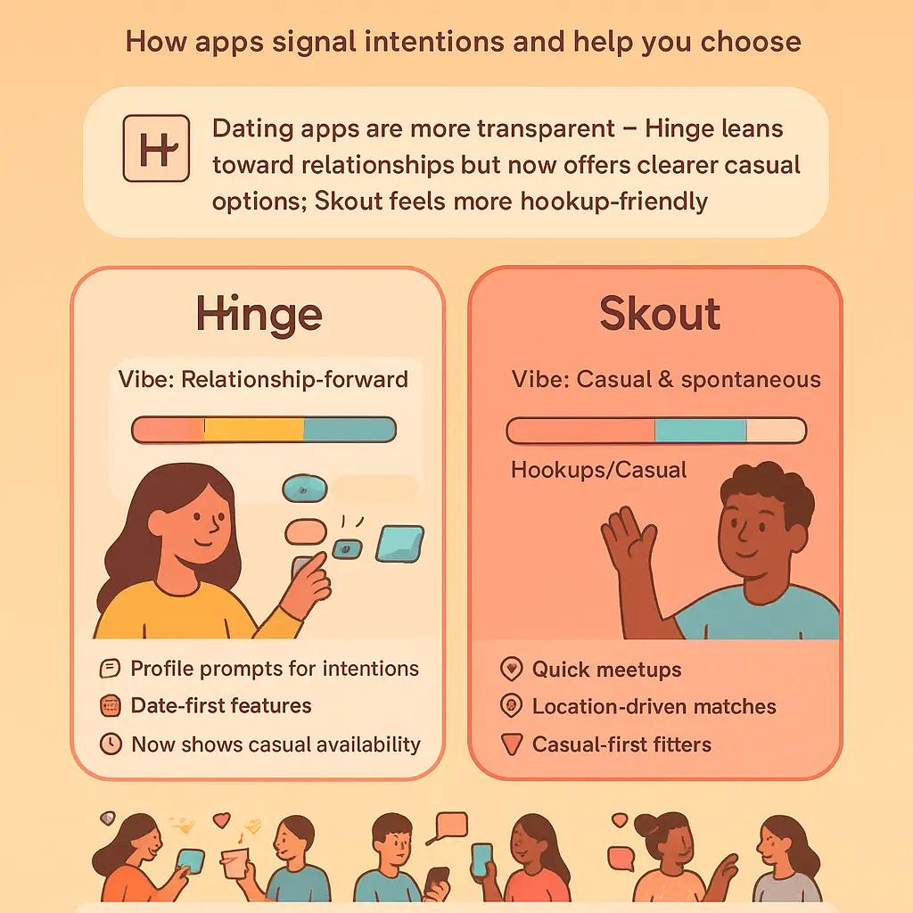 hookups on hinge - Skout