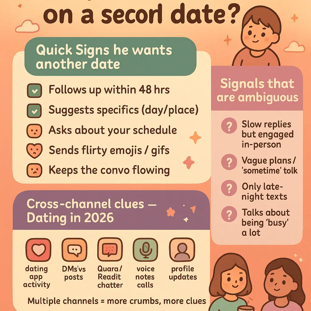 will he ask me on a second date - Claire