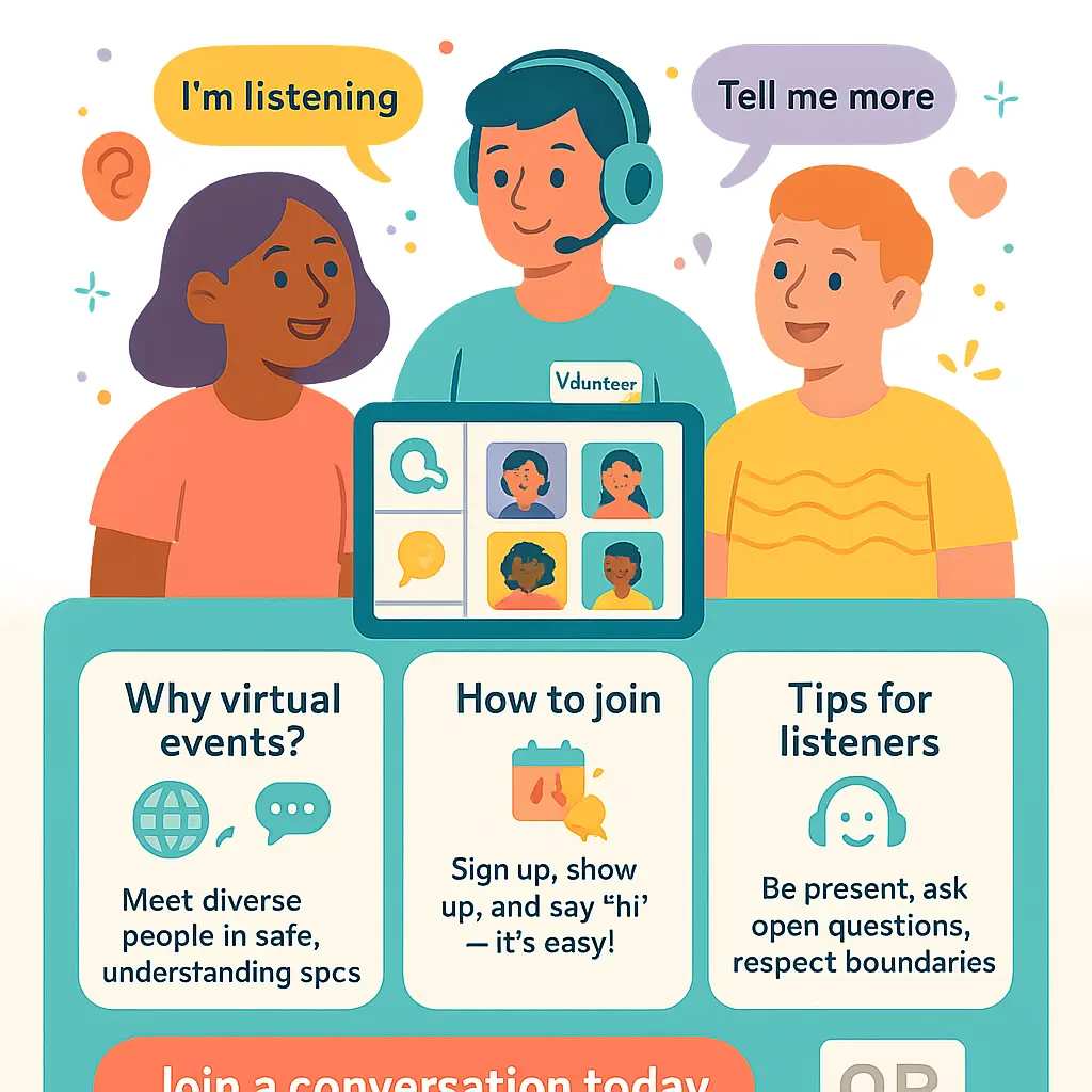 find people to talk to - Volunteer