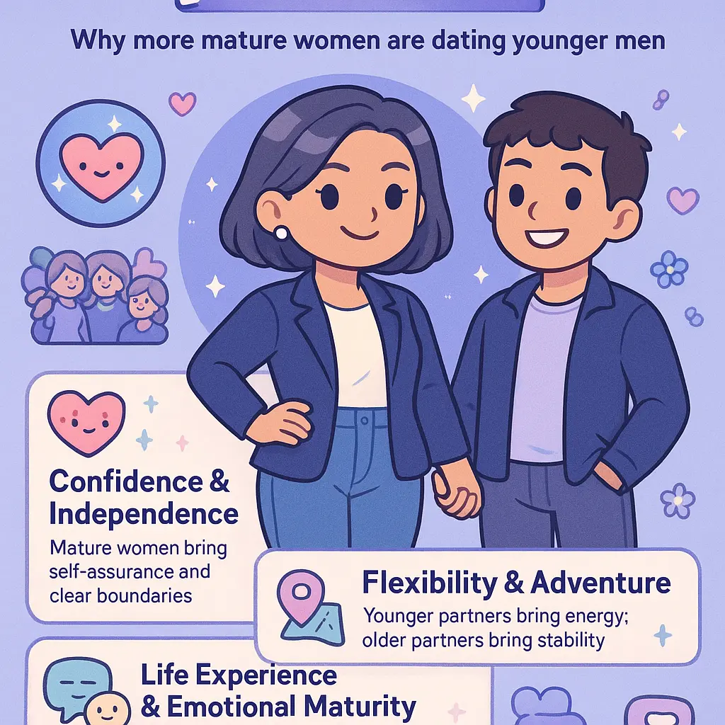 older women looking for younger men - Cougar