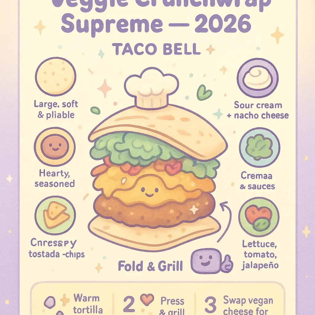 veggie crunchwrap supreme - Taco