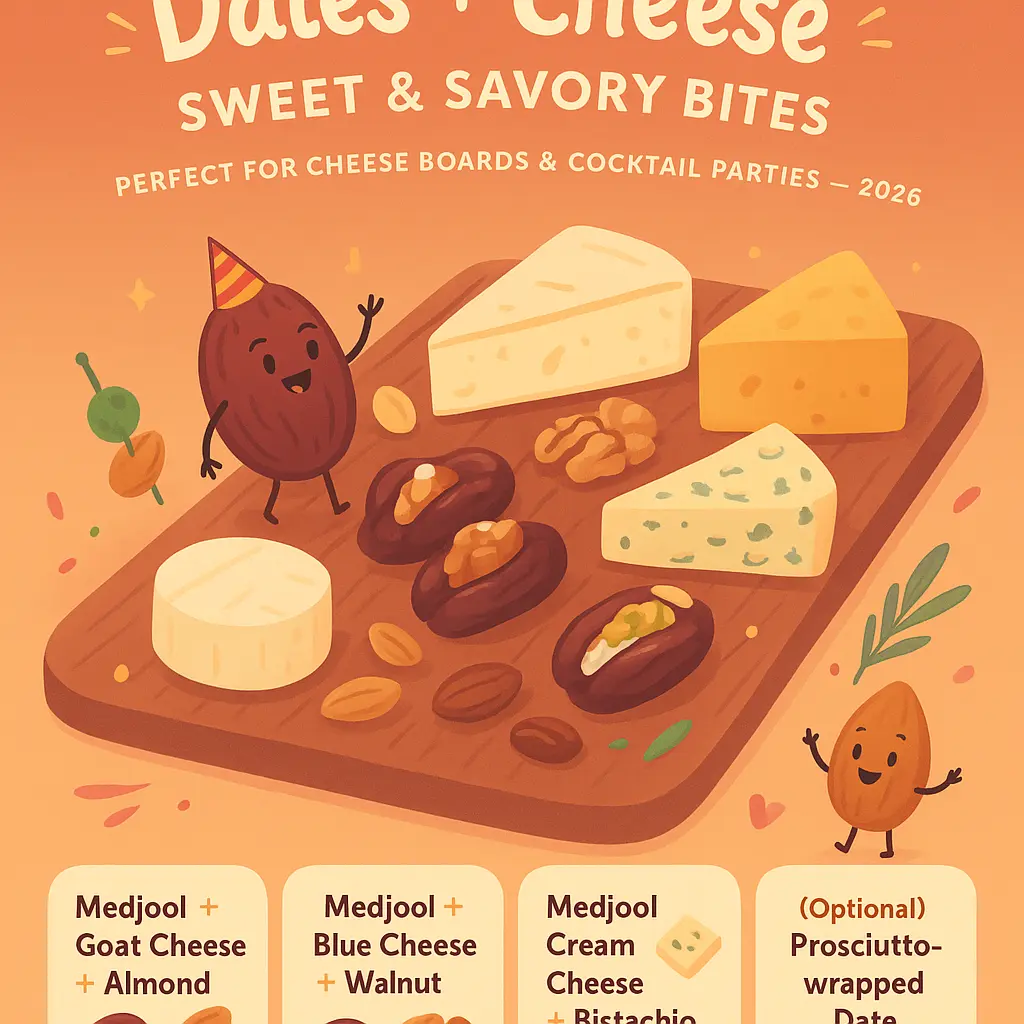 dates and cheese - Appetizer