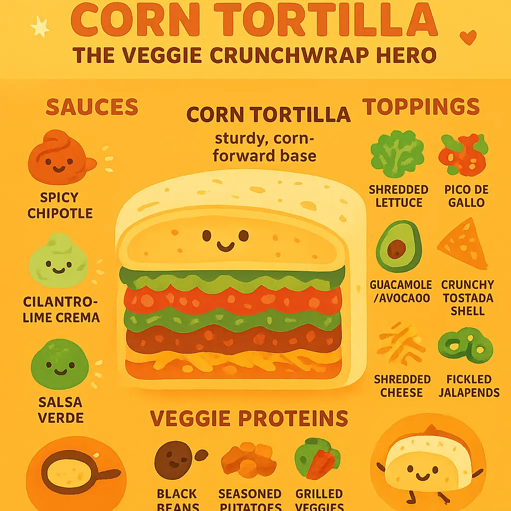 veggie crunchwrap supreme - Tortilla