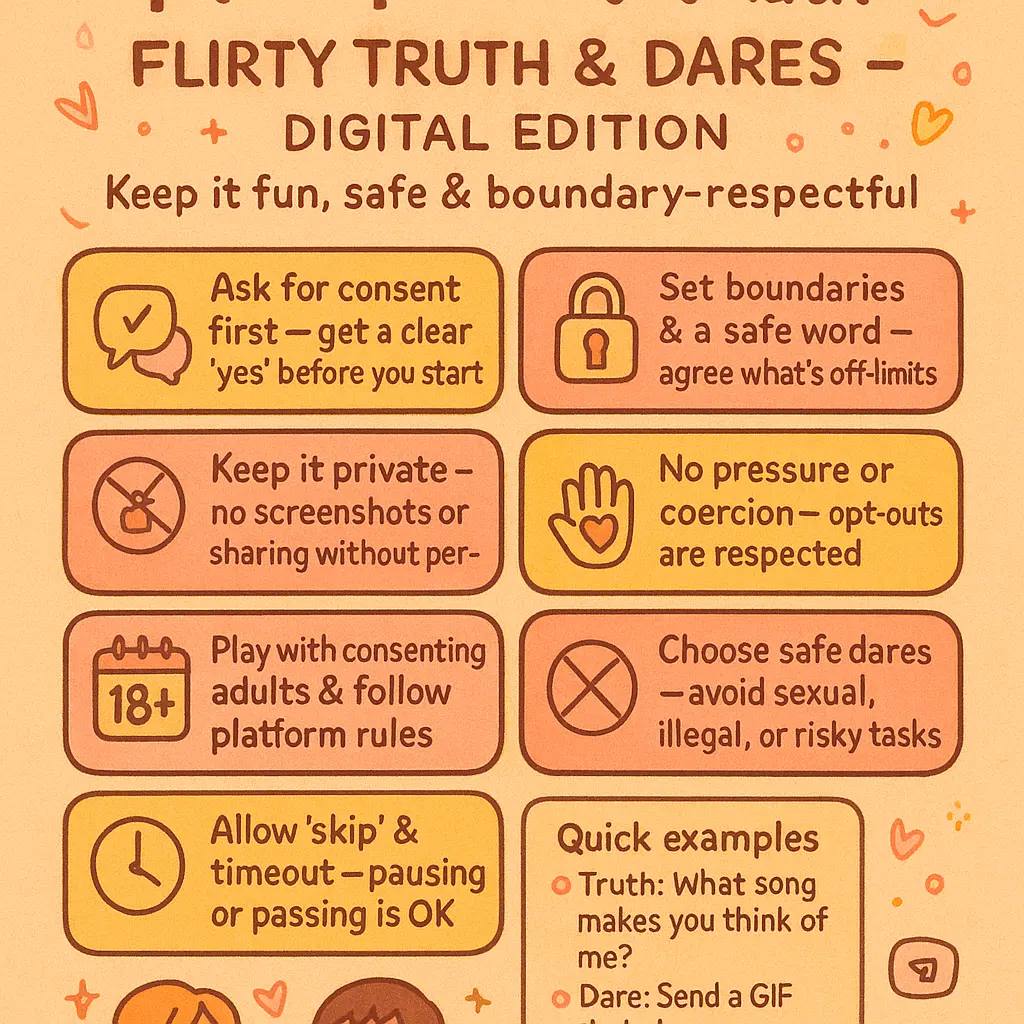 talk flirt dare questions online - Partner