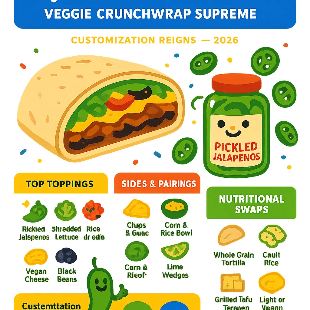 veggie crunchwrap supreme - Pickled