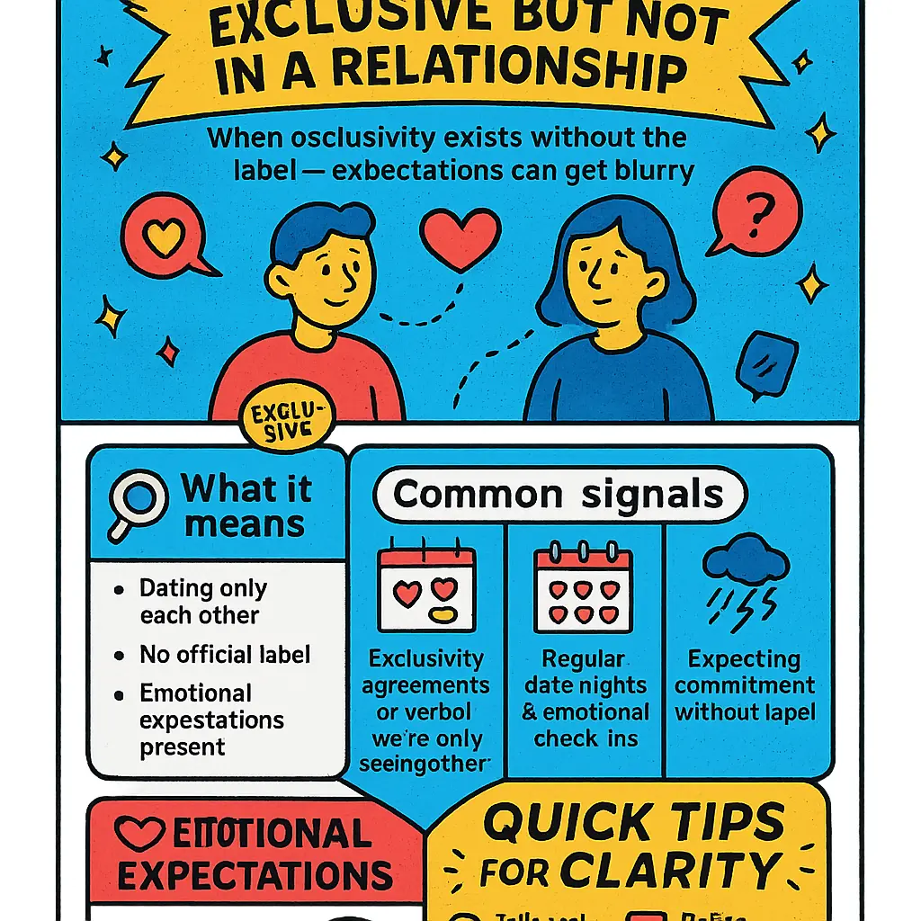 exclusive but not in a relationship - Relationship